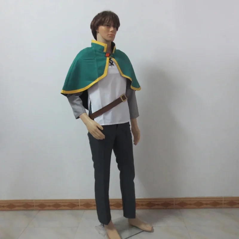 

AIAI 2025Anime Kono Subarashii Sekai ni Shukufuku o! Сато Казума Косплей Костюм Полный комплект унисекс Одежда для Хэллоуина