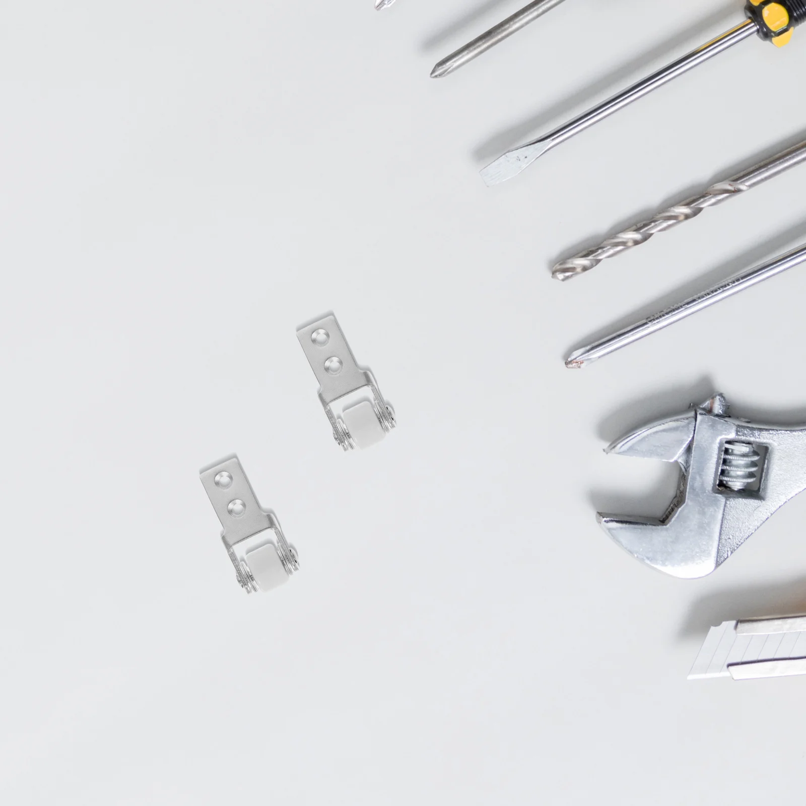 

4pcs Quiet Furniture Casters Nylon Sliding Track Wheels For Drawers Tables Cabinets Heavy Duty Smooth Rollers Adjustable