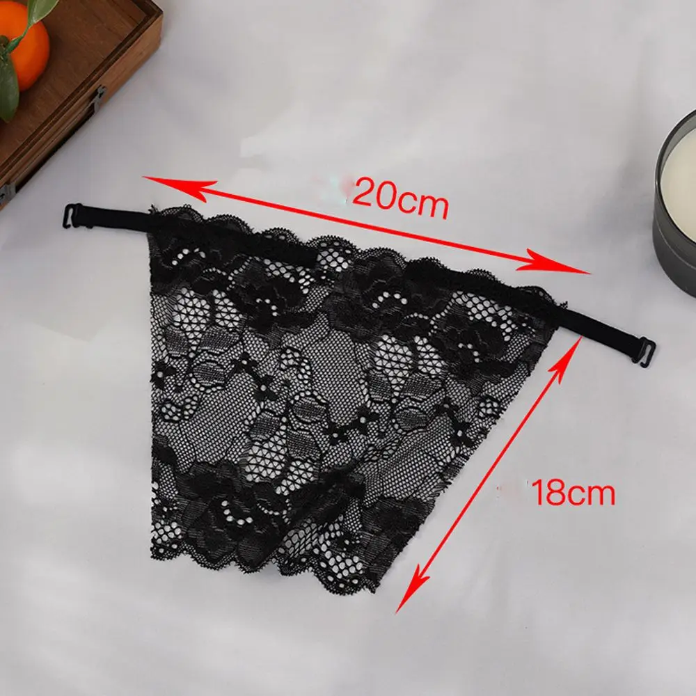 Breathable Lace Easy Clip On Transparent Flower Women Tube Tops Korean Insert Wrap Strapless Bra Wrap Chest Piece Cover