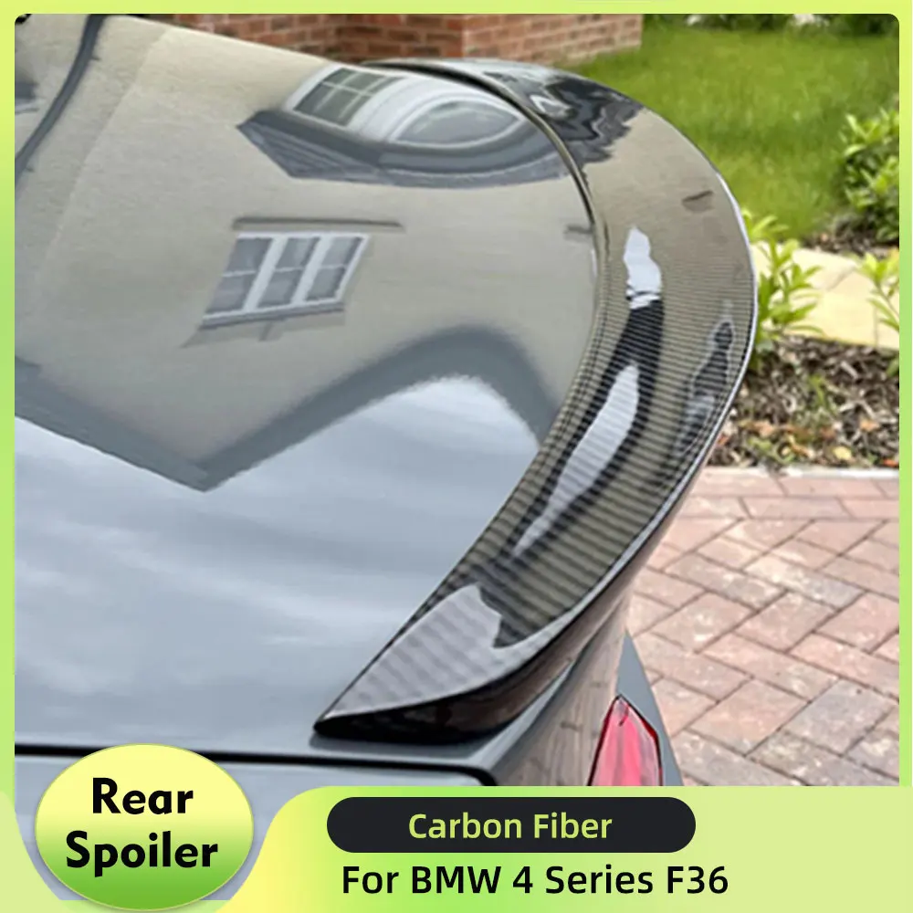 

Carbon Fiber Rear Trunk Spoiler Wings For BMW 4 Series F36 420i 430i 440i Gran Coupe 4-Door 2014-2020 Rear Boot Lid Wing Lip