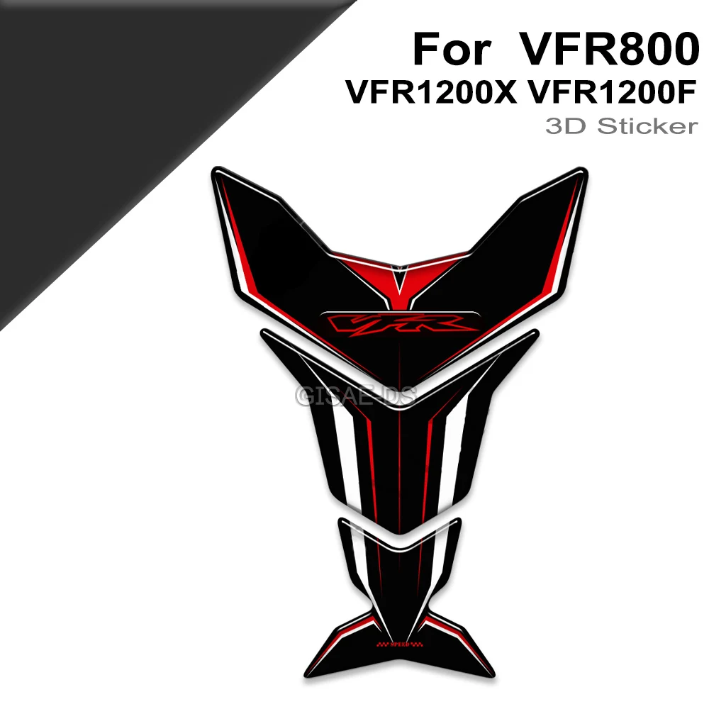 

For Honda VFR800 VFR 800 F X VFR1200X VFR1200F Motorcycle Fuel Oil Tank Pad Stickers Protector Knee Decals