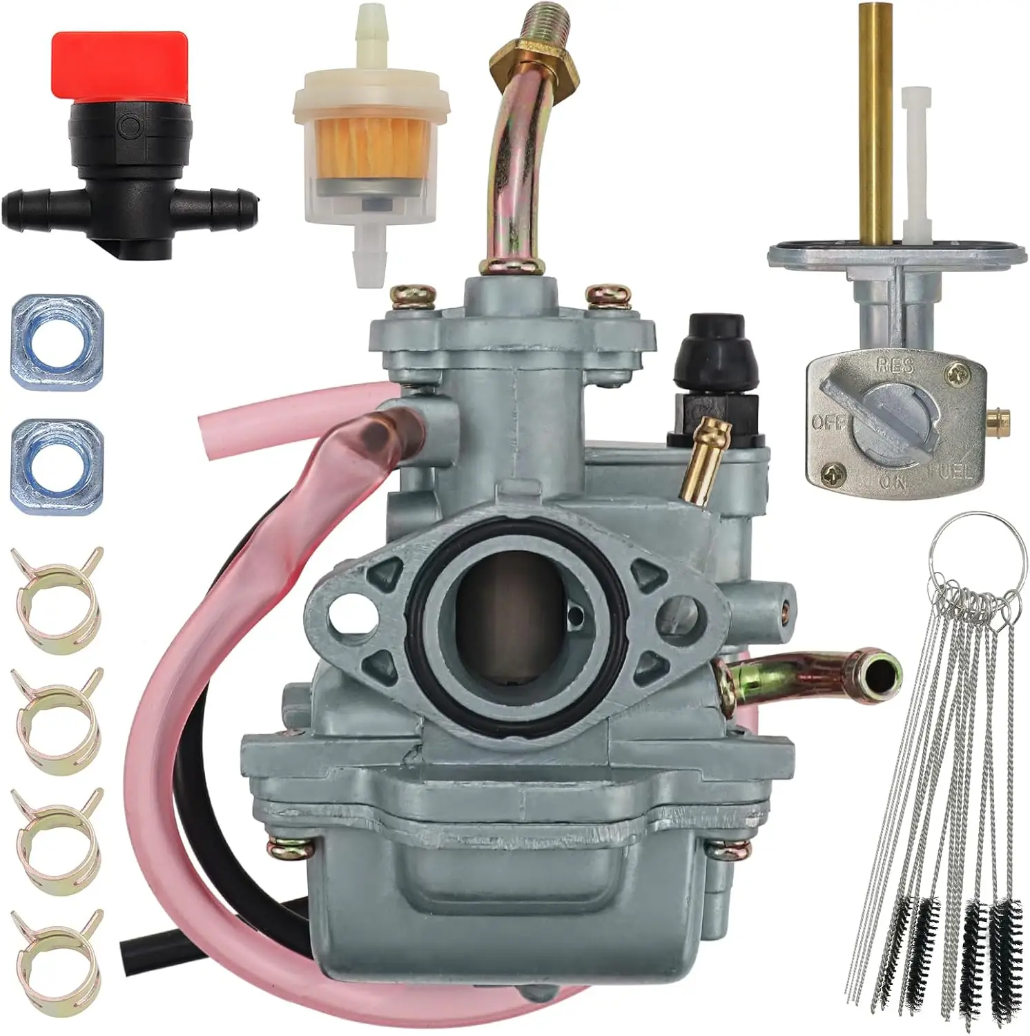 TTR90 Carburetor For Yamaha TTR 90 TTR90 2000-2003 TTR90E 2003-2005 5HN-14101-00-00 Assembly with Fuel Switch Valve Petcock