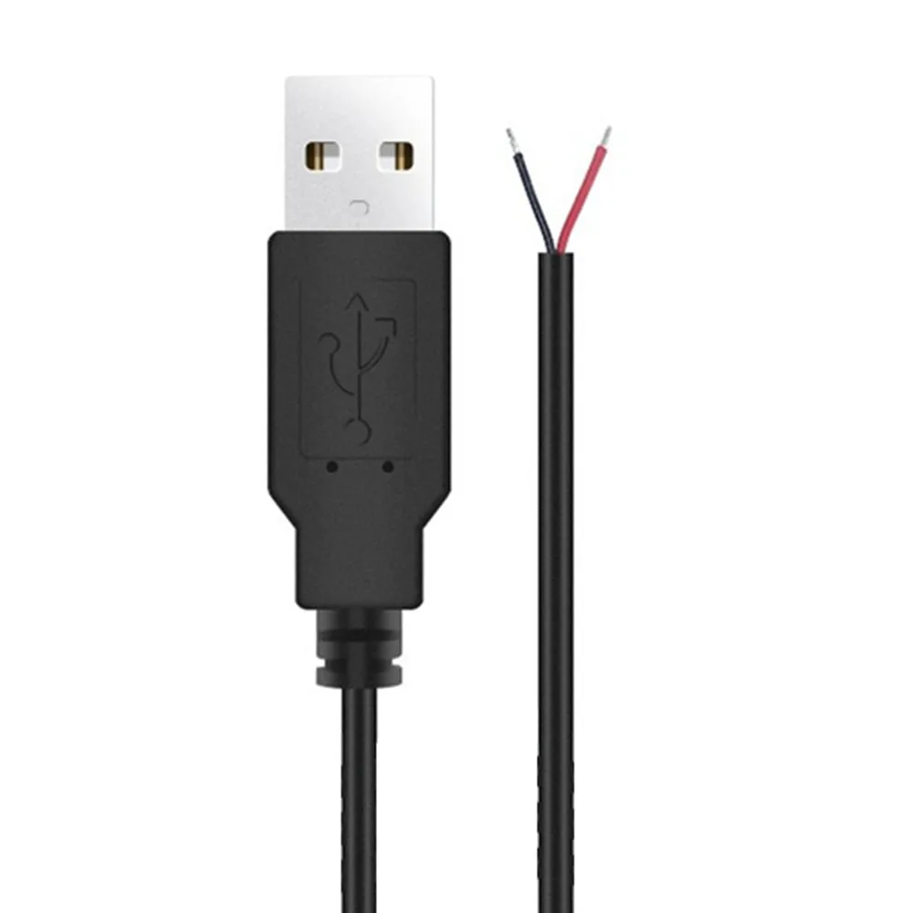 2Pin 4Pin USB Type A Male/Female To Bare Open End 2 Core 4 Cores USB Data Quick Charging Cable 0.3M 1M 2M