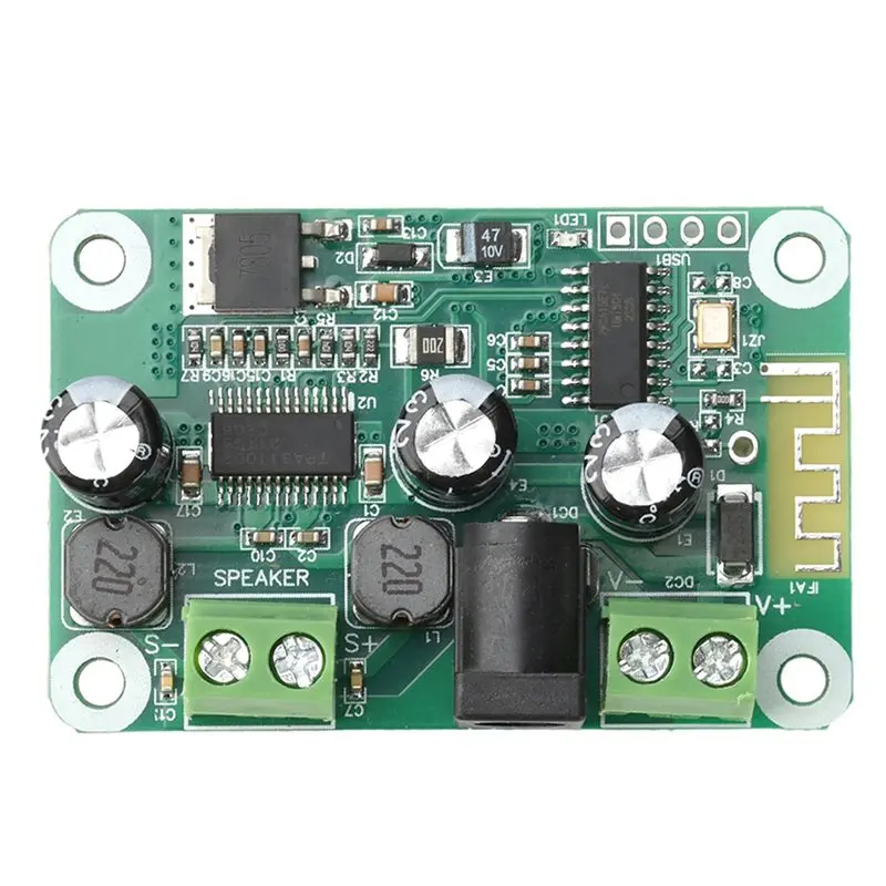 

AA08-TPA3110 Bluetooth 5,4 Плата цифрового усилителя звука 30 Вт Стерео аудио усилитель Модуль усилителя 9-25 В Моноканал