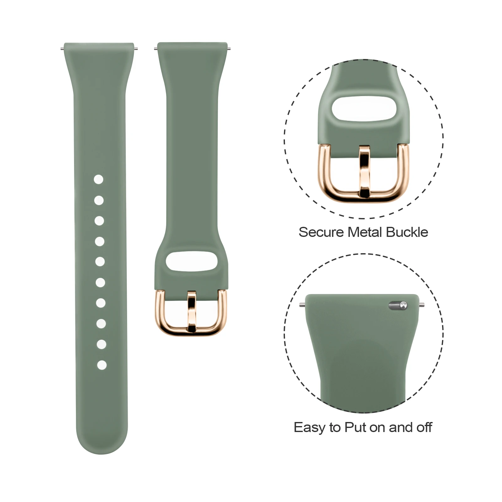 20mm Slim Silicone Watch Strap For Huami Amazfit GTS 4 3 2 2e Mini Band Wristband For Amazfit GTR 42mm Bip 3 S U Lite Pro Strap