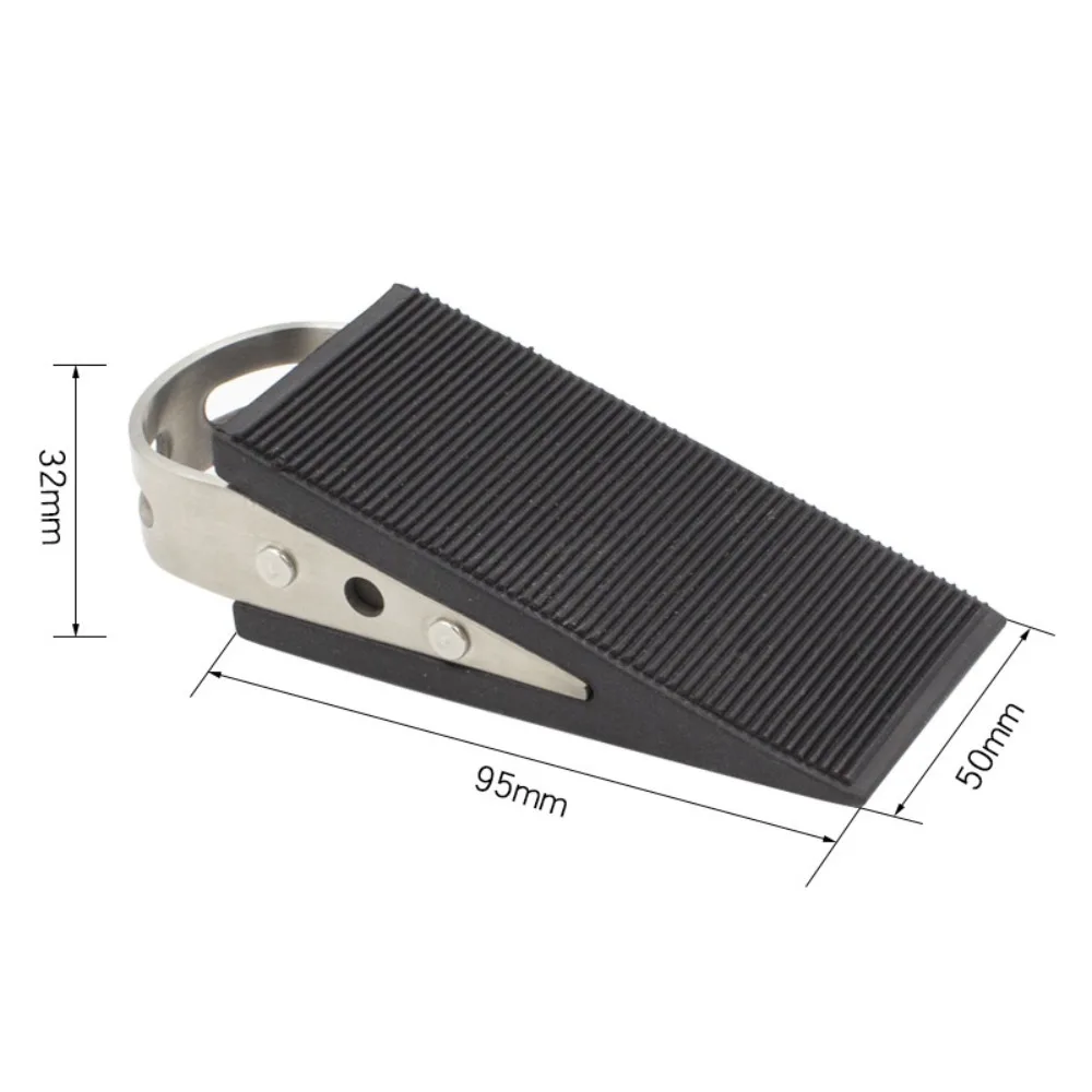 

Durable Mute Zinc Alloy Spring Door Stopper Windproof Nail-free Door Wedge Safety Multifunction Hardware Tool Household