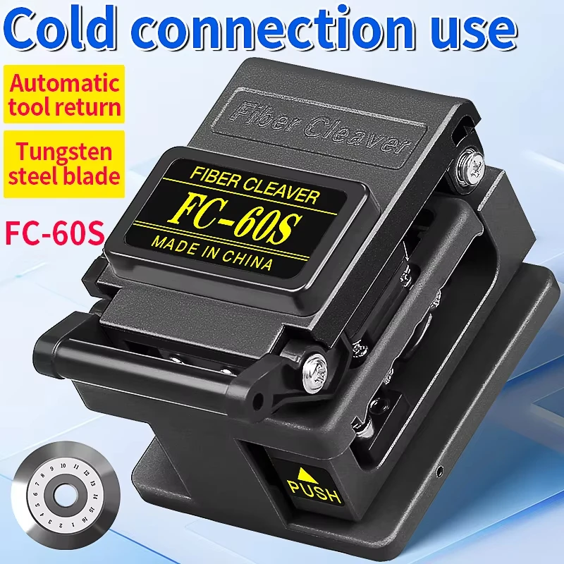 FC-60S Fiber Cleaver Fiber Optic Quick Connector Koudverbindings-snijgereedschap FTTH Optische Vezelkabelsnijder
