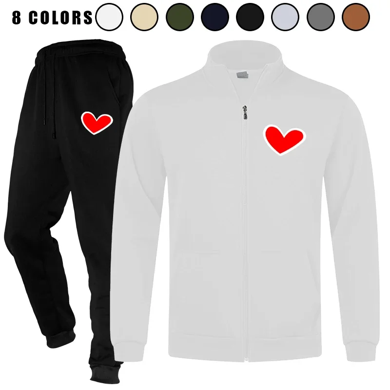 

Men's 2 Piece Long Sleeve Casual Full Zip Sweatsuits Athletic Jogging Tracksuits Sets Outfits Sportswear