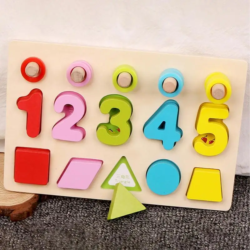 

Wooden Number Board Wooden Number Learning Puzzle Board Educational Toddler Sensory Game Preschool Training Activity For