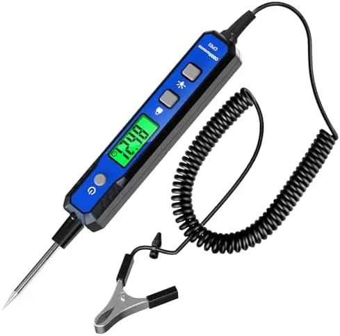 

Интеллектуальный автомобильный тестер OBDResource 0.8V-100V с зуммером и фонариком - проверка напряжения постоянного тока, предохранителей, полярности, целостности цепи, сопротивления.