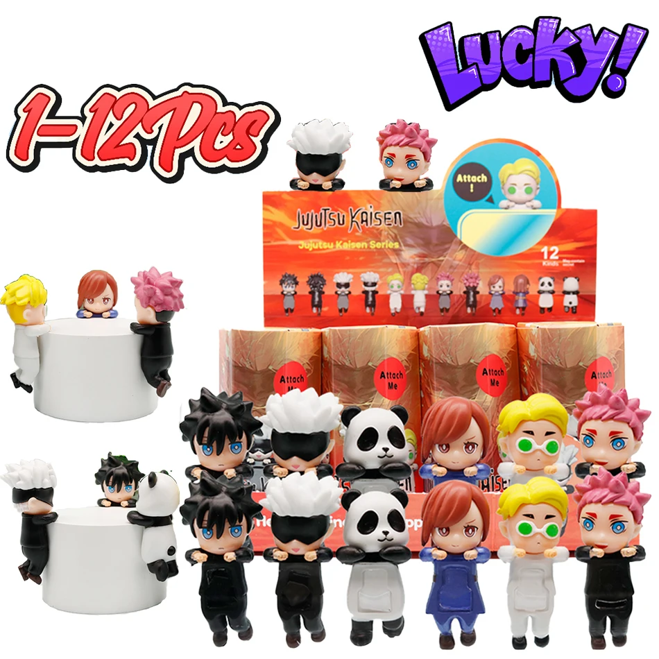 

Anime Jujutsu Kaisen Gojo Satoru Itadori Yuji Action Figures lie prone Doll PVC Model Collection Desktop Ornament Decoration Toy