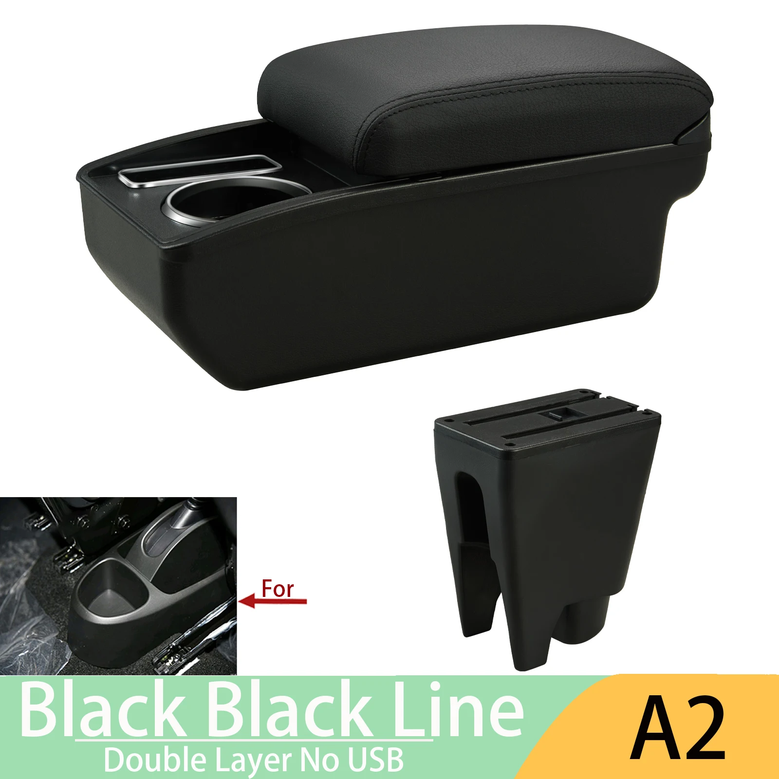 Voor Peugeot 107 Armsteun Voor Citroen C1 Toyota Etios Aygo BJ Armsteun Doos Auto Accessoires Winkel Doos Interieur Onderdelen details