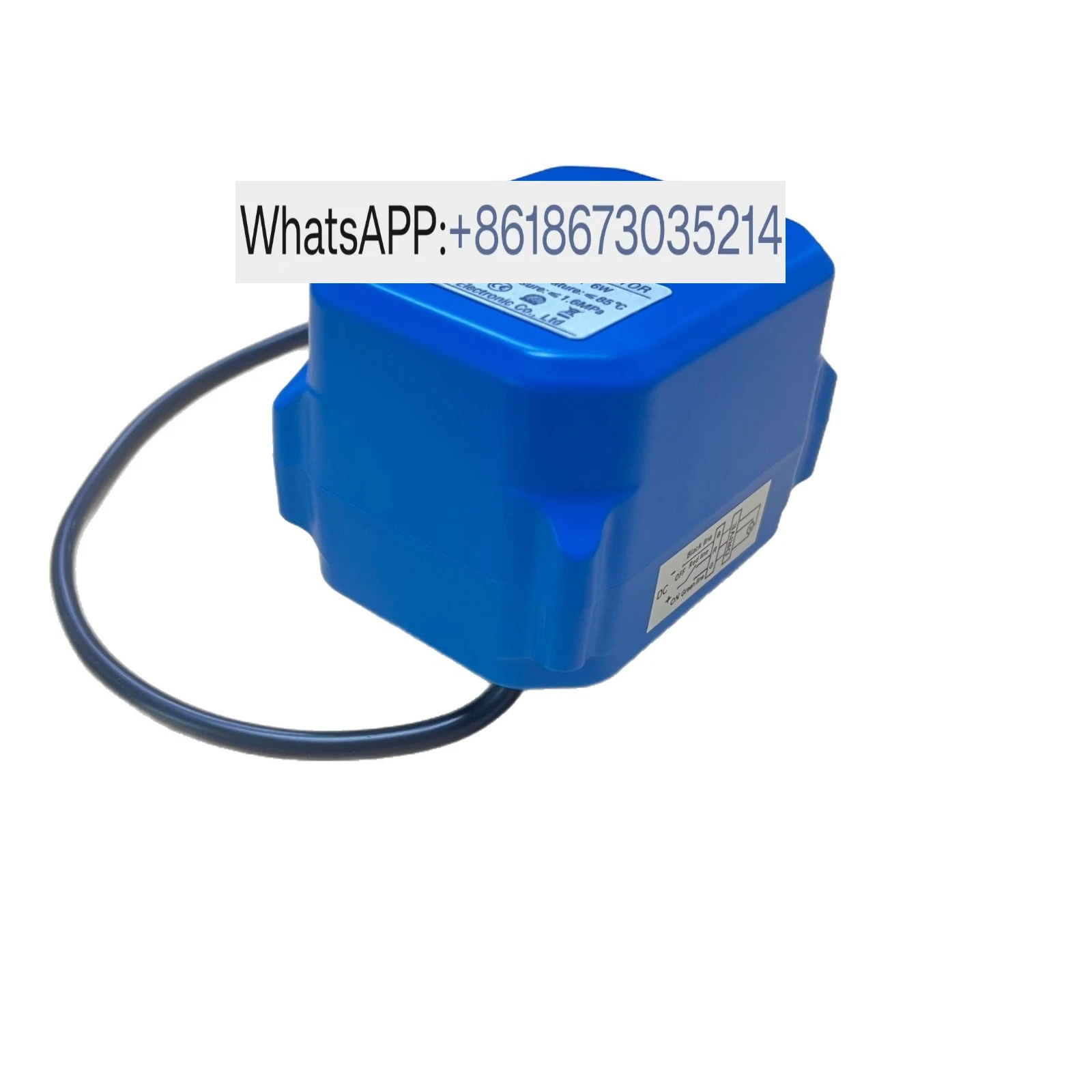 Mini Electric Actuator 6Nm AC220V Two Wire Control Power Down Return Miniature Electric Valve