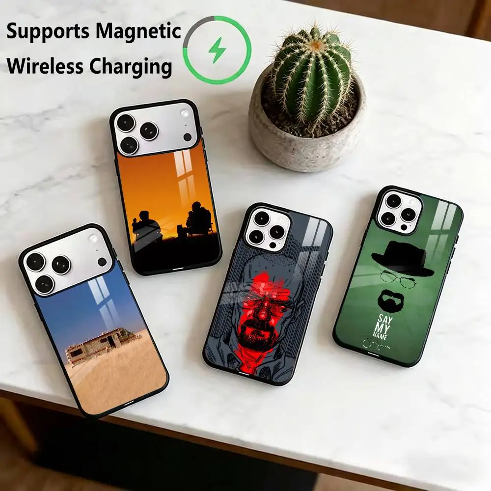 TV series Breaking Bad  Phone Case For iPhone18 17,16,15,14,13,12,11 Plus,Pro Supports Magnetic Wireless Charging Gift