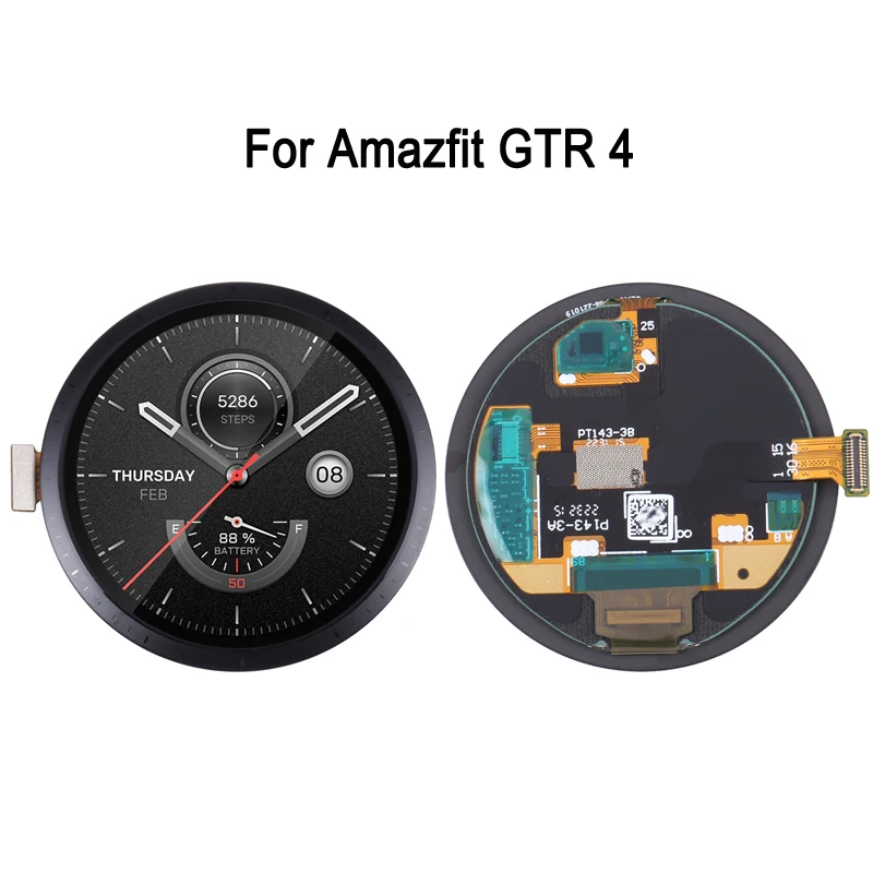 1.43-inch AMOLED Screen For Amazfit GTR 4 Watch LCD Dispaly Touch Screen and Digitizer Full Assembly Repair Replacement Part