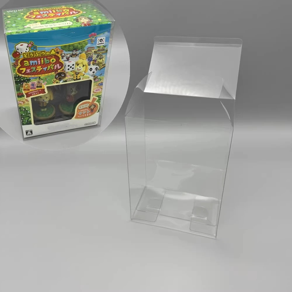 Transparent Box Protector For Nintendo/Amiibo/WIIU/Animal Crossing Collect Boxes TEP Storage Game Shell Clear Display Case