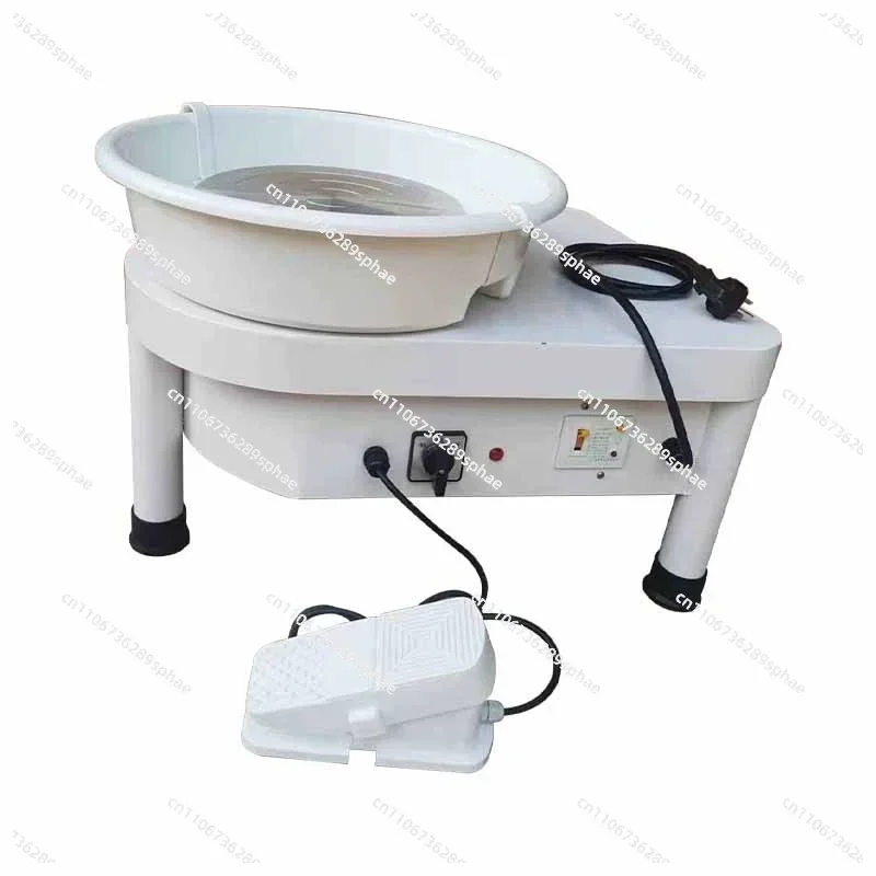 Electric Pottery Wheel Ceramic Forming Machine Screen 25CM 250W With Foot Pedal Clay Art Craft