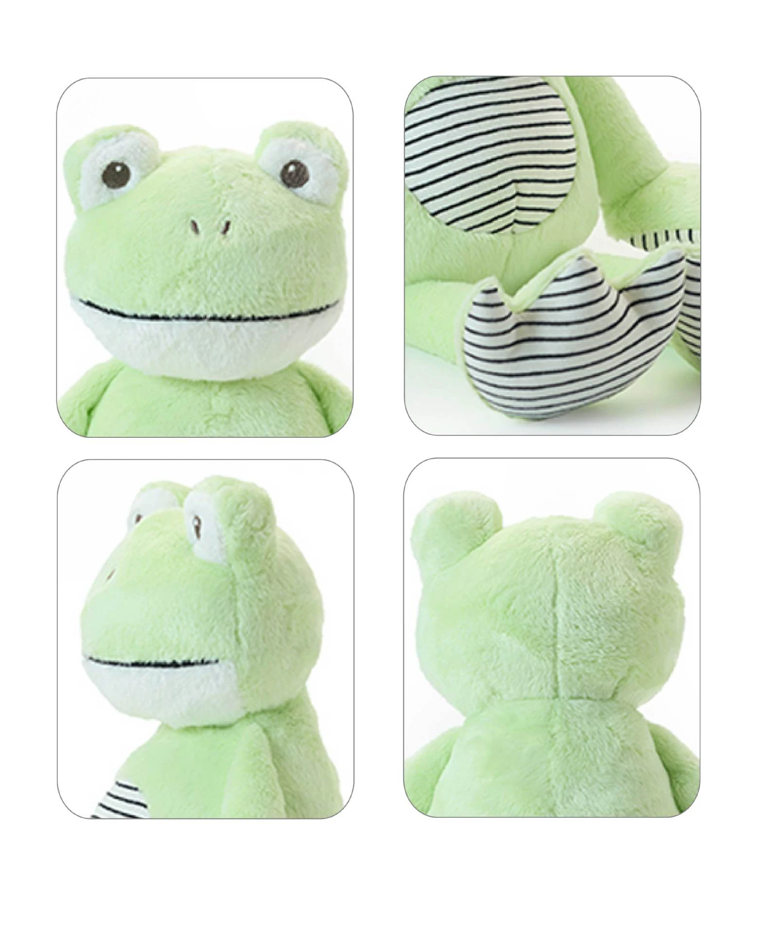 42cm Long Legs Frog Stuffed Animal Soft Green Frogs Plush Toys Baby Cuddle Sleeping Dolls Birthday Toy for Children