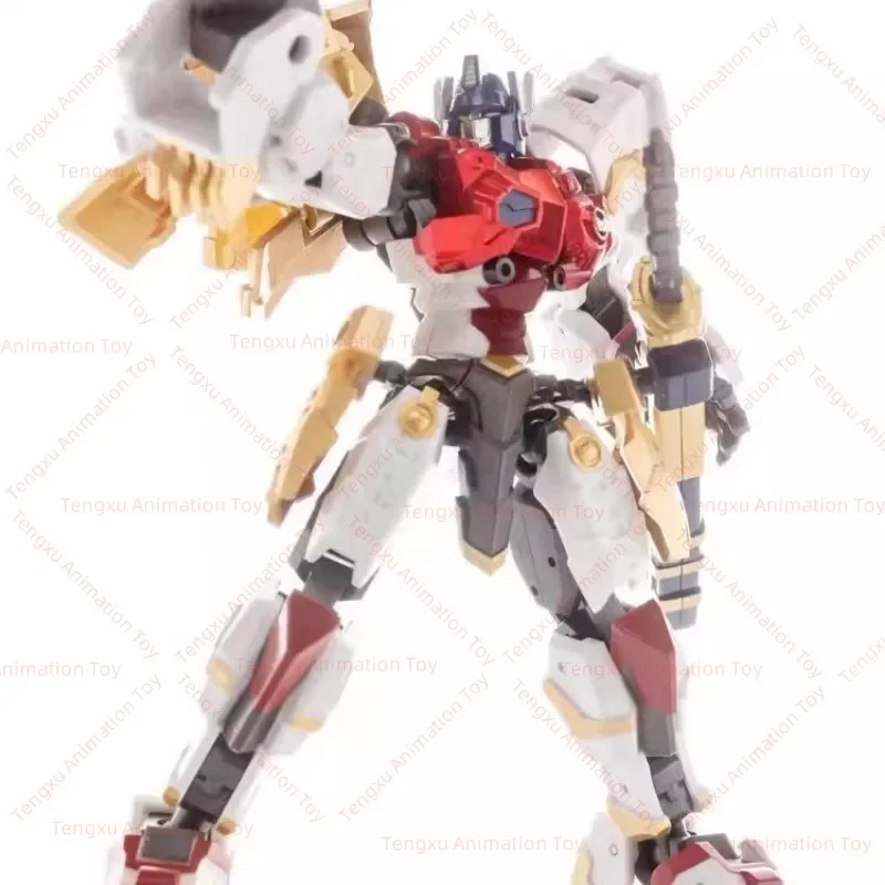 Originele CD01 Gewapende Witte Leeuw KO Iron Factory OP Kolom Beweegbare Leeuw Commander Getransformeerd speelgoed Robot Speelgoed