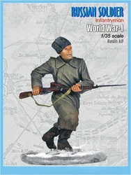 1/35 Resin Figure unpainted model Kit, World War II Soviet infantry, unassembled and unpainted GK, 1110R