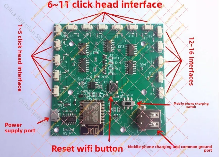Programmable mobile phone screen clicker physical peripherals automatic auxiliary connection artifact wifi version