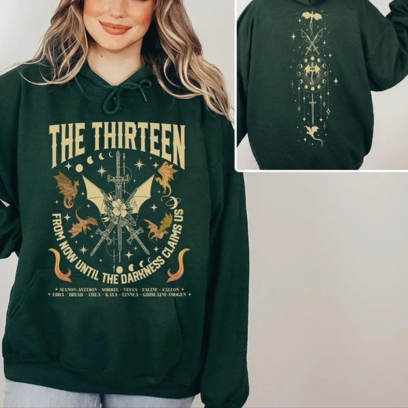 Trono trece de vidrio somos el sudadera de manga larga de invierno desde ahora hasta que la oscuridad nos reclina sudaderas con capucha a juego