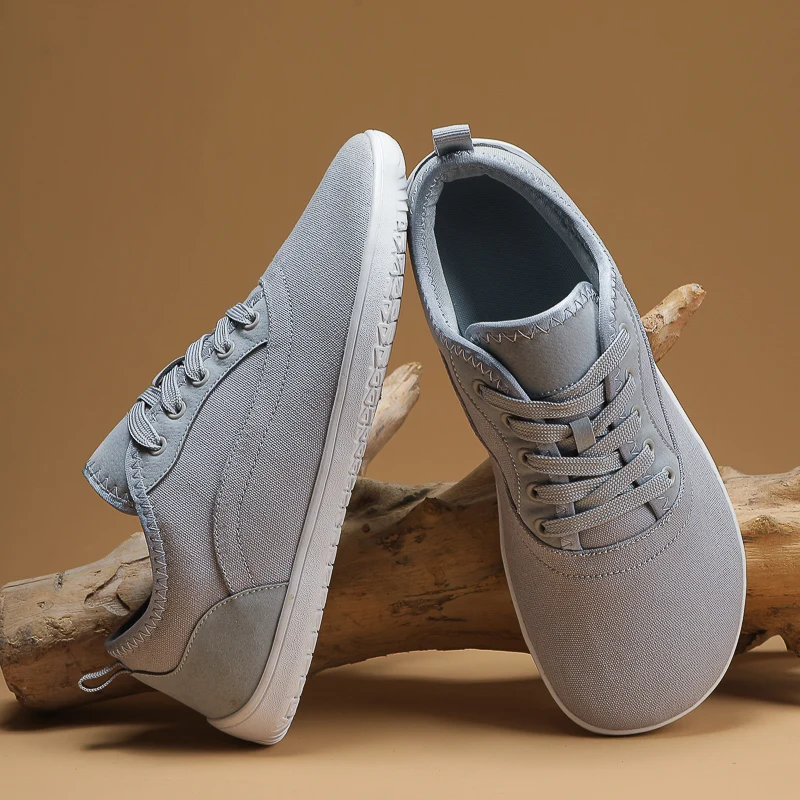 New Unisex Wider Shoes Breathable Mesh Men Barefoot Wide-toed Shoes Brand Flats Soft Zero Drop Sole Wider Toe Sneakes Large Size