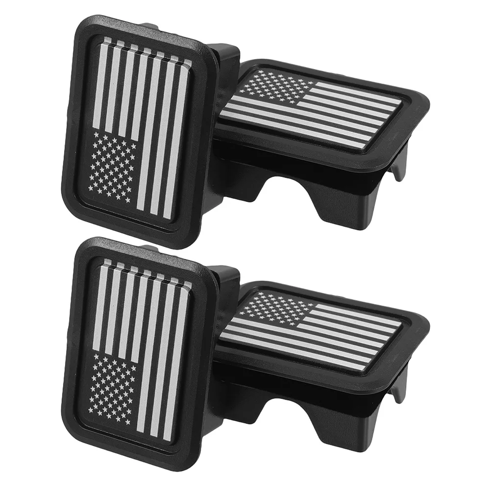 Bouchons de trou de boîte arrière en Abs, 4 pièces, couverture de poche pour piquet de Rail de lit de camion pour 1500 2500 2019 – 2021, anti-poussière, étanche, facile