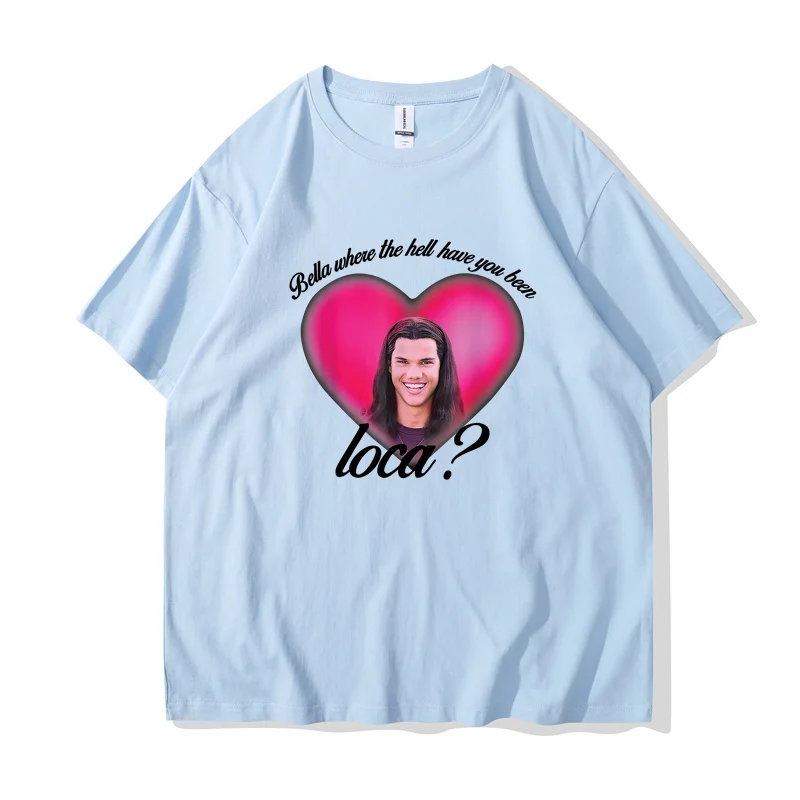 남녀공용 반팔 크루넥 티셔츠, 그래픽 상의, 지옥, 로카, 트와일라이트 셔츠