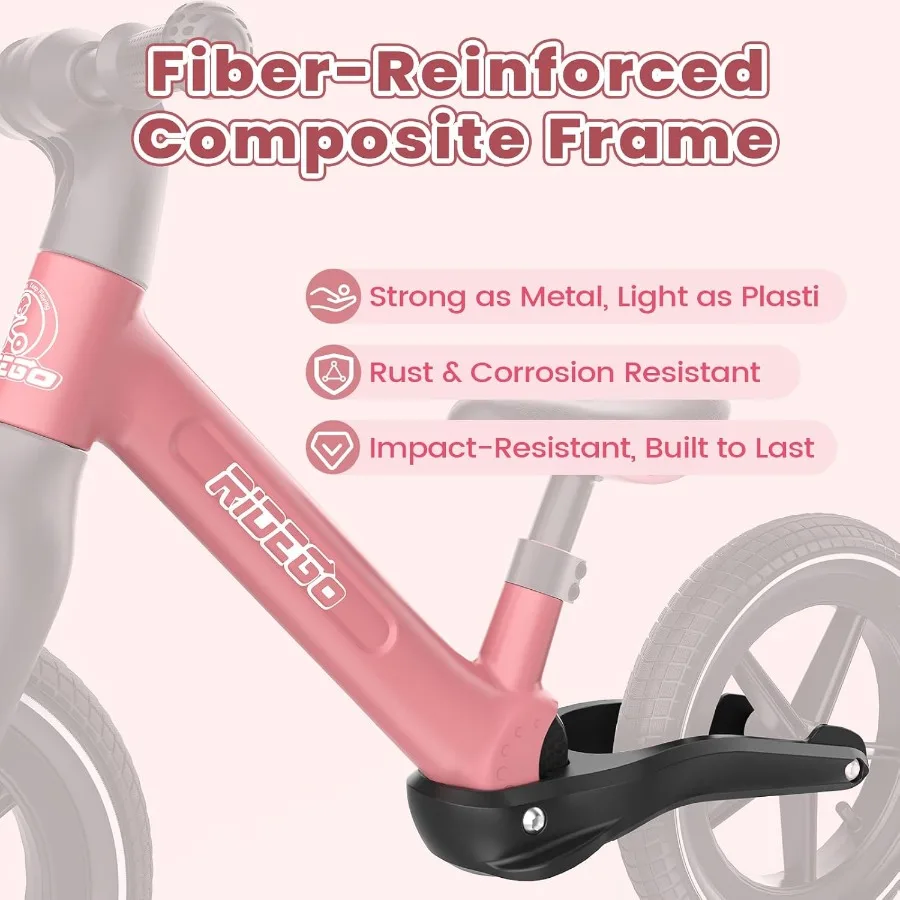 จักรยานทรงตัวขนาด 14 นิ้ว สำหรับเด็กอายุ 3-6 ปี น้ำหนักเบา พร้อมยางลม เบาะปรับระดับได้ ทนทาน ใช้เป็นของขวัญ