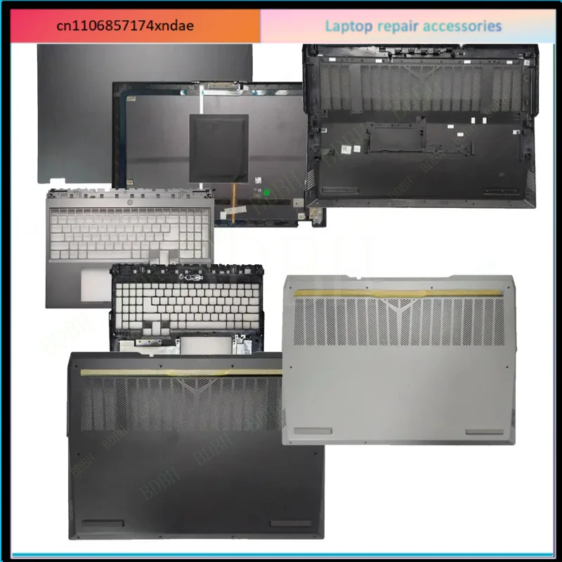 LCD Back Cover Front Bezel Hinge Palmrest For Lenovo Y9000P R9000P 2021H Legion 5 Pro 16ACH6H 16ITH6 16ITH6H Bottom Case LCD Bac
