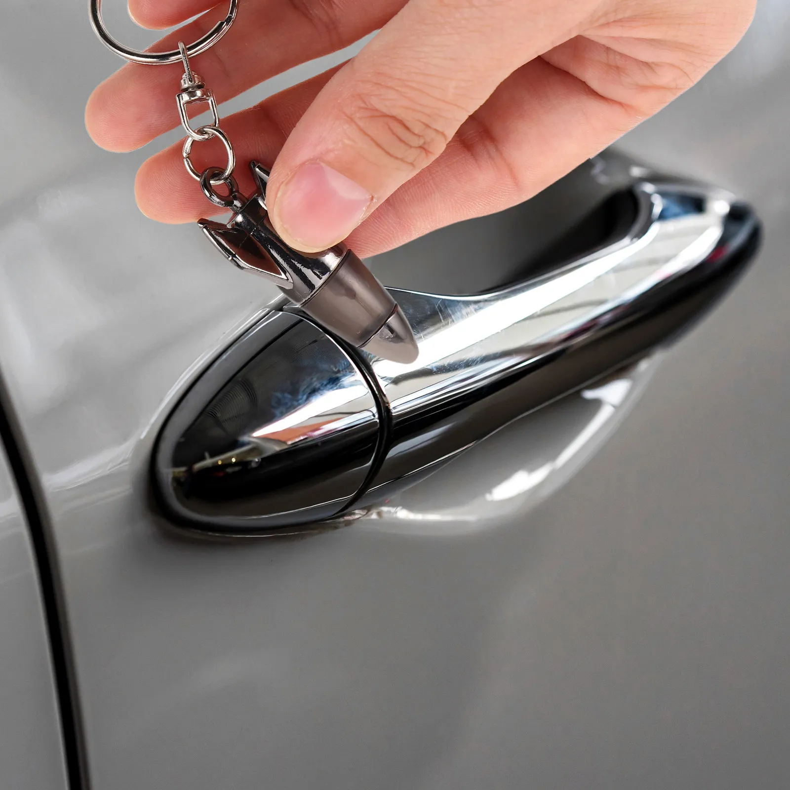Plastic Static Electricity Discharger Keychain Anti-Static Tool for Car Doors and Body Shock Prevention Portable Winter Use