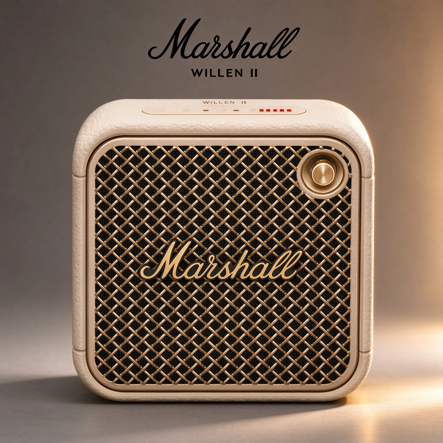 Marshall Willen II Lightweight Wireless Speaker, IP67 Water & Dust Resistant, 17+ Hrs Playback, Bluetooth 5.2 & Hands-Free Mic