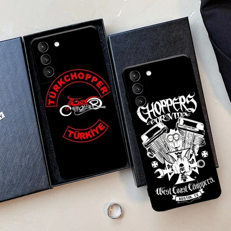 West Coast Choppers Model Cross Austin Texas Phone Case For Samsung Galaxy S22 23 21 S20 FE Ultra S10 S9 Plus 20Ultral Cover