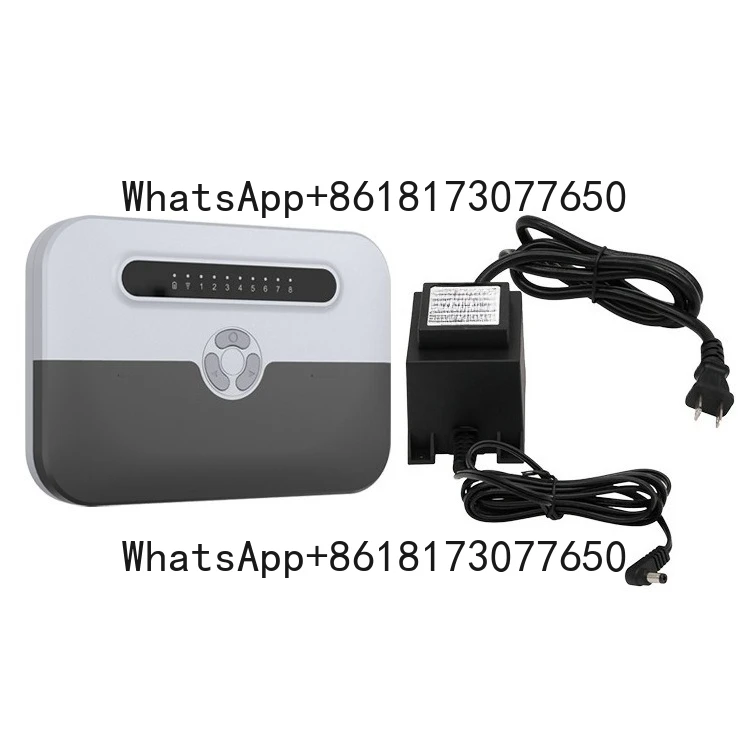 

8-Way Graffiti Water Valve Controller WiFi Smart, Sprinkler Watering Timer Mobile APP Timing Remote Control
