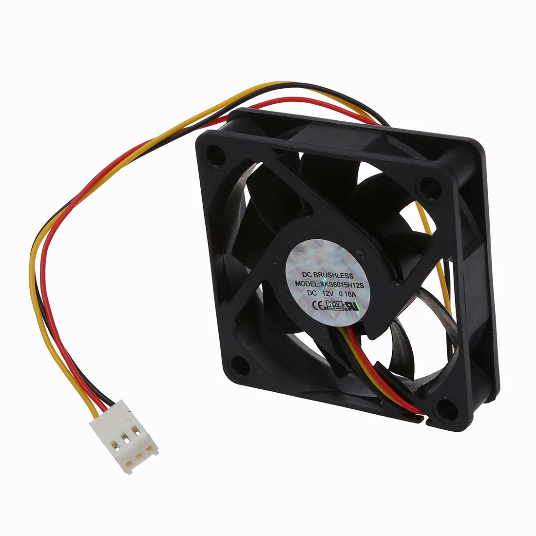 Ventilador CPU Ventilador Radiador 60 x 60 mm Box Computer - Negro