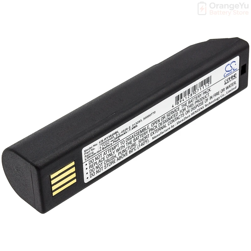Replacement 2000mAh/3400mAh Battery for Honeywell Xenon 3820 3820i 4820 4820i 5620 4620 6320 1202 1202g 1911i For Keyence HR-100