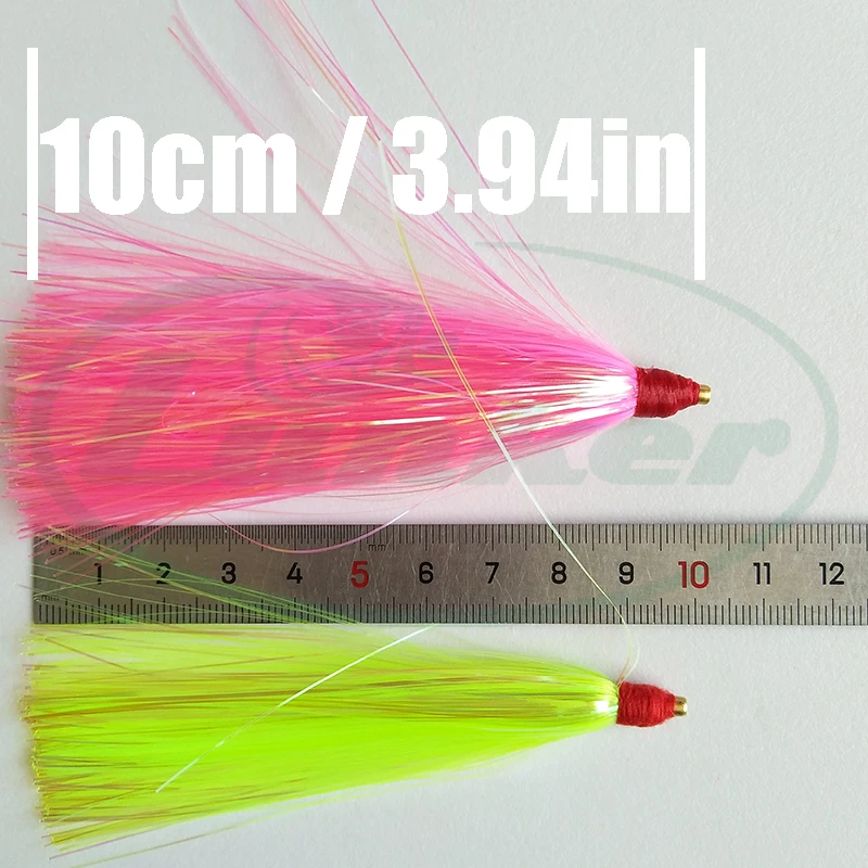 Lunker Bright Shinning Flash Flasher 6 pcs PVC Handmade Realistic Fishing Lure Bait Accessories for Saltwater Sea Fishing - view 4