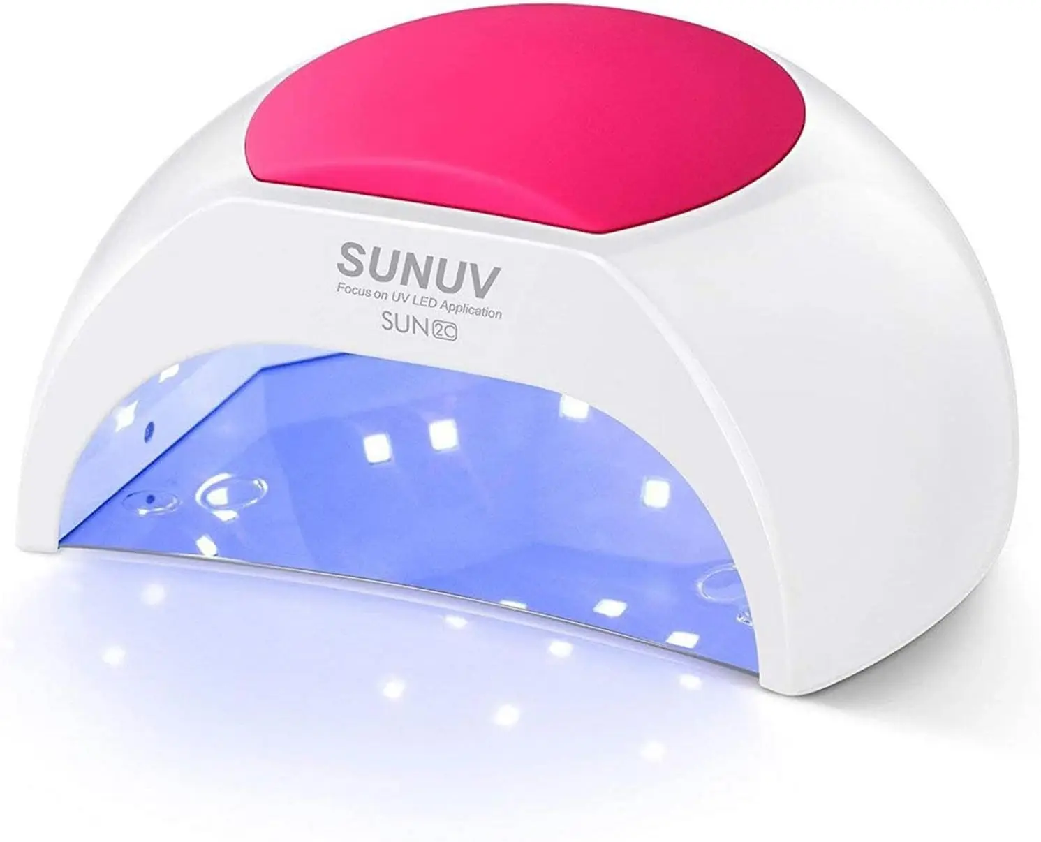 

UV LED Nail Lamp with 4 Timer Settings, Curing Light for All Gel Polish, Rose Design