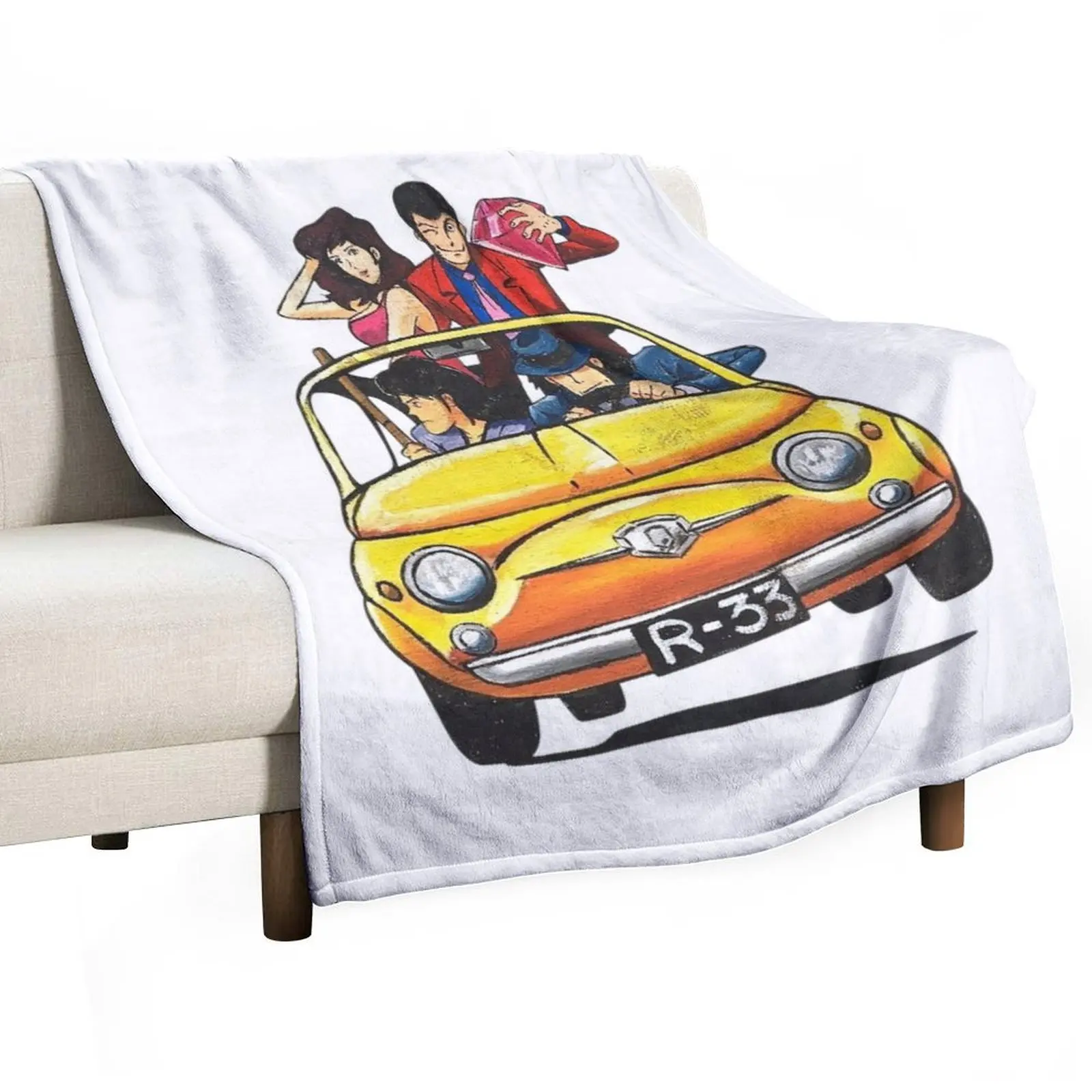 Lupin III - 500 Throw Blanket warm winter Shaggy Blankets