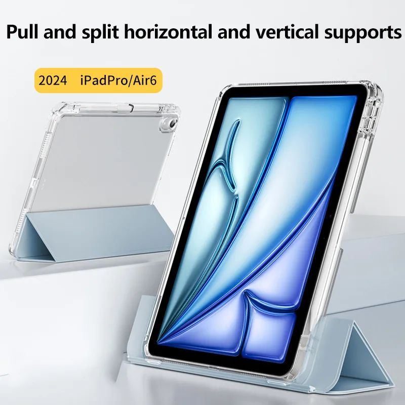 

Прозрачный акриловый чехол для iPad Pro 11 2024 5th Air 11 6 5 4 3Pro 2 1 10th 10,9 10,2 Mini 6