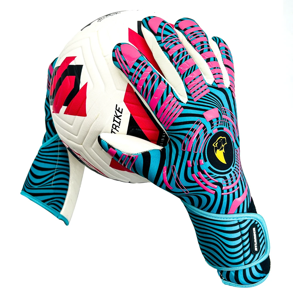 Goalkeeper Gloves Strong Grip Soccer Goalie Goalkeeper Gloves Size 6/7/8/9/10 Thickened Latex Football Gloves Kids Youth Adult