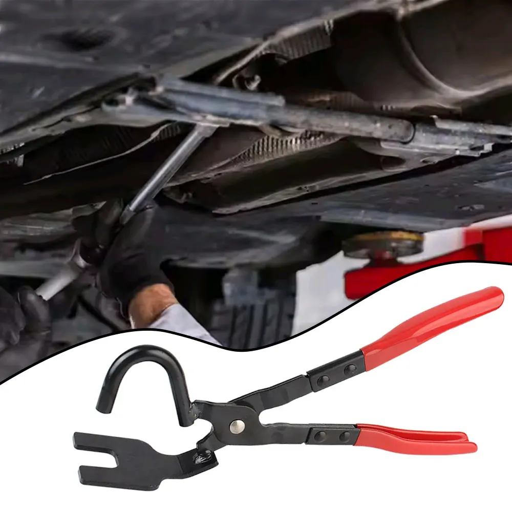 1pc Car Exhaust Pipe Hanger Removal Plier Exhaust Rubber Pad Disassembly Tool Bracket Separate Anti Slip Handle Puller Tool