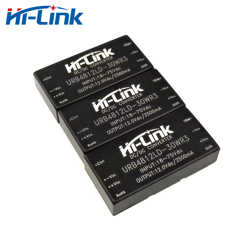 Imagem -05 - Fonte de Alimentação do Conversor Step Down Módulo Inteligente Smart Home Mini Hi-link Urb4812ld30wr3 30w 48v a 12v 2.5a dc dc 10 Pcs por Lote