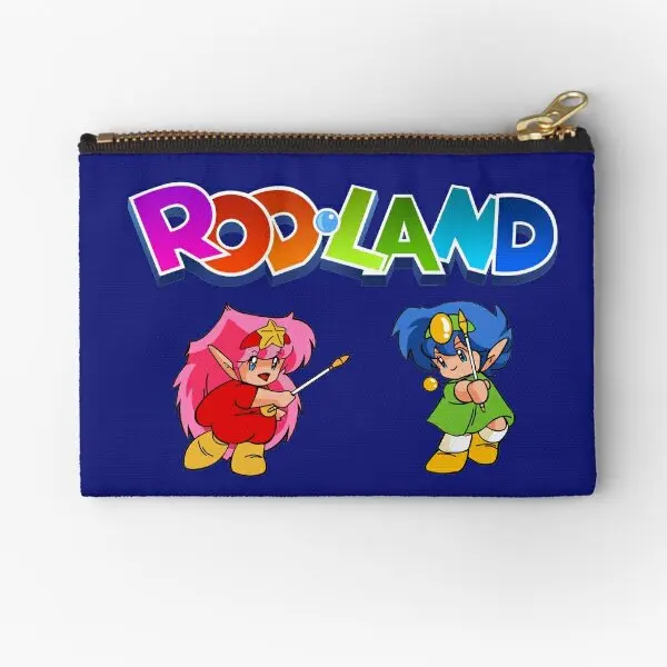 Rod Land  Zipper Pouches Women Coin Pocket Underwear Men Cosmetic Key Packaging Money Pure Wallet Panties Bag Small Storage