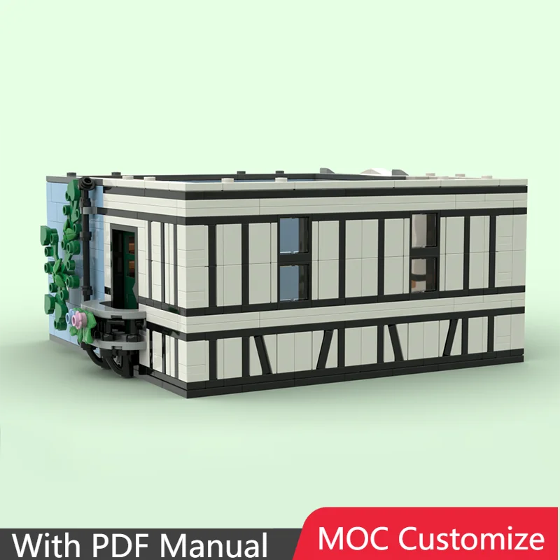 

705 PCS MOC European Vintage Style Design Building Modular Model Building Blocks Assembly Bricks Toys Birthday/Christmas Gifts