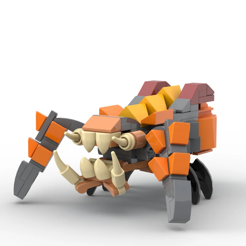 

144 шт. MOC Deep Rock Galactic Glyphid Dreadnought модульные строительные блоки набор для детей образовательный подарок