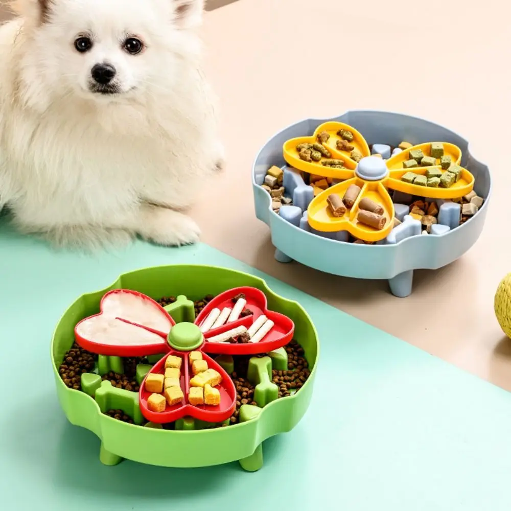 

Pet Supplies Anti Choking Dog Slow Food Bowl Rotating Durable Cat Bowl Puzzle Toy Anti Slip Interactive Puppy Training Toy Gift