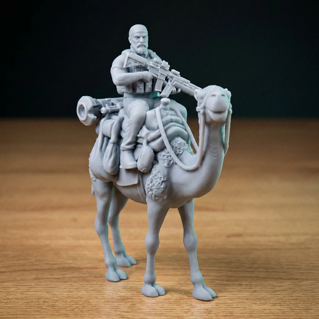 1/35 1/32 Scale Military Resin Models Garage Kits Unpainted  2pcs Camelback Commandos