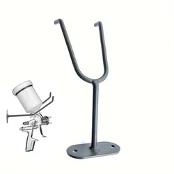 WENXING HVLP Gravity Feed Paint Spray Gun Holder Stand Wall Bench Mount Hook Booth Cup / Fixed bracket